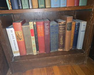 Collection of Vintage Hardcover Literature - Decorative and Reading Copies