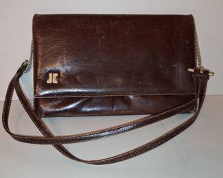 André Courrèges Vintage Leather Shoulder Bag
