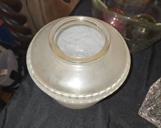 Vintage Art Deco "Spaghetti" Glass Light Shade