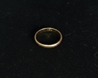 14K Gold Wedding Band