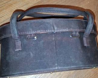 Vintage Mid-Century Fabric Vanity Case