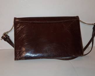André Courrèges Vintage Leather Shoulder Bag