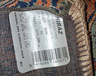 Shiraz Design 9099 Viscose Area Rug