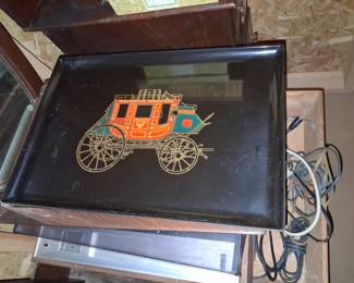 Couroc of Monterey Wells Fargo & Co. Overland Stage Decorative Tray