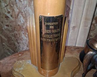Olsen-Nolte Saddle Shop Promotional Horse Trophy