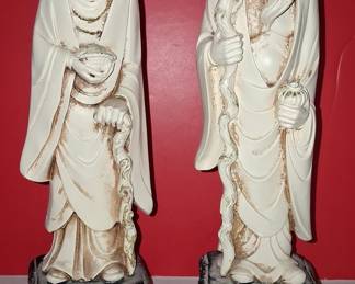 Marwal Industries Mid-Century Chinese Immortal Figurines
