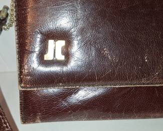André Courrèges Vintage Leather Shoulder Bag