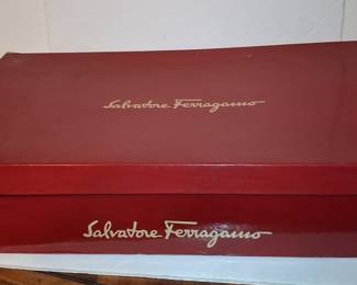 Salvatore Ferragamo Brown Leather Riding Boots