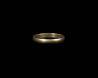 14K Gold Plain Wedding Band