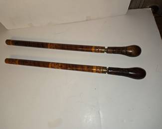 Vintage "Sword Stick" Carving Knife and Fork Set with Concealed Blades