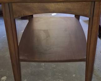 Mid-Century Modern Step-Down End Table 27"x18"x22"