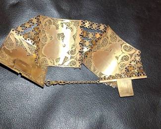 Topazio Portuguese Filigree Enamel Folk Dancer Bracelet