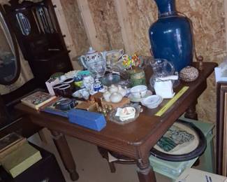 Vintage Solid Wood Dining Table