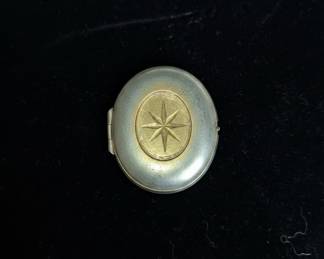 Vintage Bucherer Red Guilloché Enamel Pendant Watch