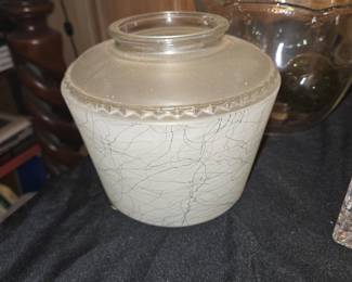 Vintage Art Deco "Spaghetti" Glass Light Shade