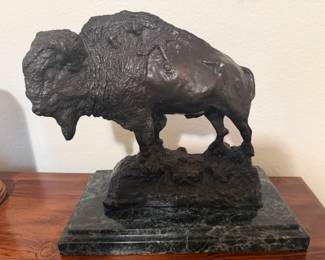 Bronze Bull Bison