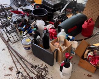 Misc. outdoor/garage supplies- More pics and info coming...