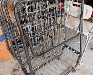 Vintage folding rollaway guest bed frame. We have 2 of these.