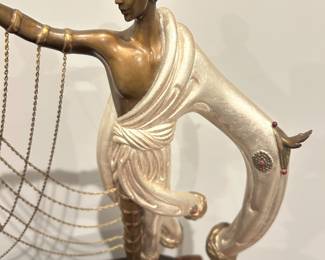 Erte Bronze Statue - "The Wedding" purchased at the Dyansen Gallery in New Orleans, comes with COA