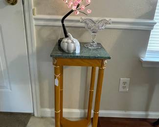 Nice Side Table with Marble Top