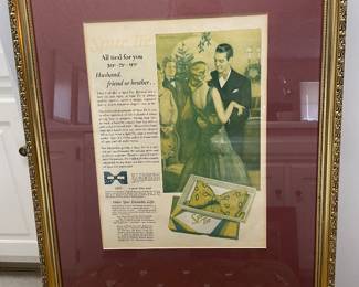Vintage Clothing Advertisement from the Former Bruce Baird's Men's Store Downtown Chattanooga