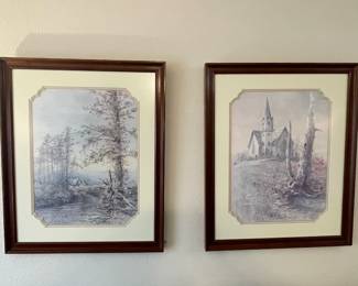 Many Ben Hampton Prints in the Home