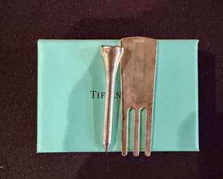 Sterling Tiffany & Company Golf Tee and Divot Tool...Ask CL Associate to See