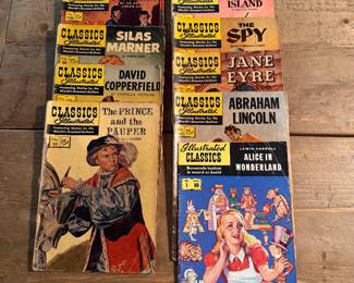 Vintage Illustrated Classics Comic Books