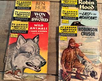 Vintage Illustrated Classics Comic Books