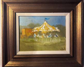 Carousel Signed J. Sauls