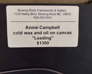 Annie Campbell Original Art "Leading"
