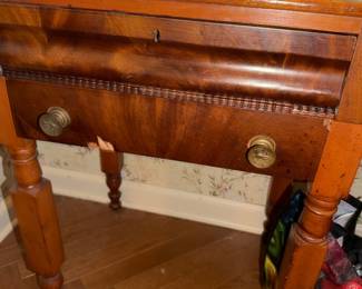 Empire side table with drawer