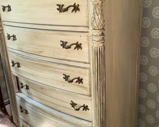 Tall Bureau 6 drawers Charak Furniture co out of Boston MA