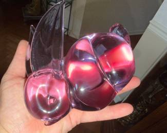 Murano bunny signed Zanetti
