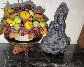 Happy Buddha (and fruit!)