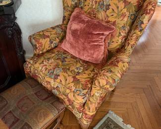 comfy Wingback armchair (pr)