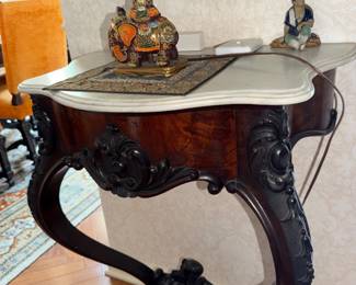 Gorgeous Louis XV-style console table shelf