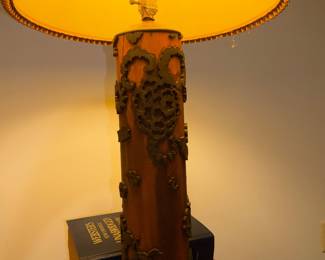 Very cool Antique Wallpaper Printing Roller Lamp