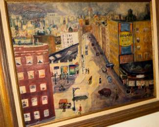 Old Broadway NYC streetscape