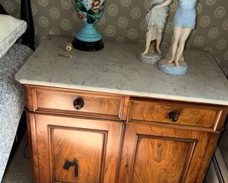 French Louis Phillippe Marble-top buffet