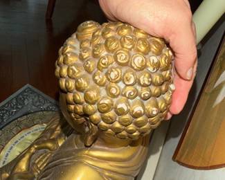 buddha's going a little bald, but nothing a magic marker can't fix... 