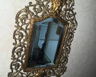 Gorgeous and Ornate little mirror.. I know, it looks big.. I'll get dimensions