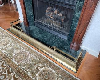 Ornate Fireplace Fender 