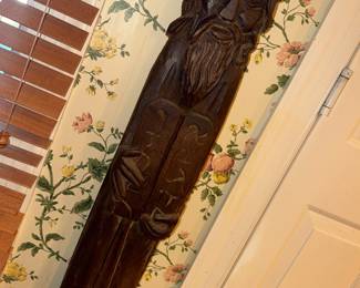 Moses with his Commandments 3 1/2' tall 