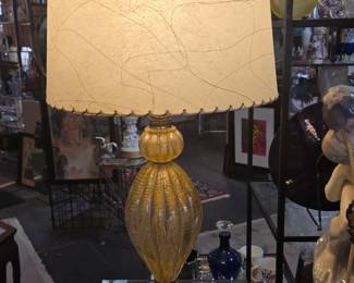 Italian glass lamp