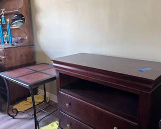 large furniture selection - lots of dressers, end tables, hutches, etc.