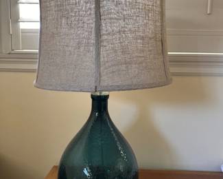 selection of glass lamps - multi colors