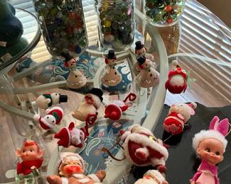 Marbles and vintage christmas