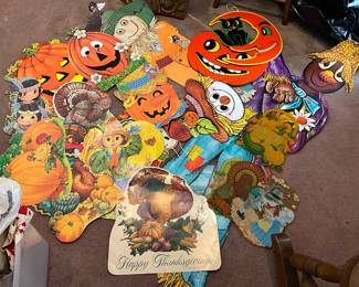 Fall and Halloween decorations