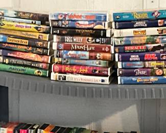 Lots of Disney vhs